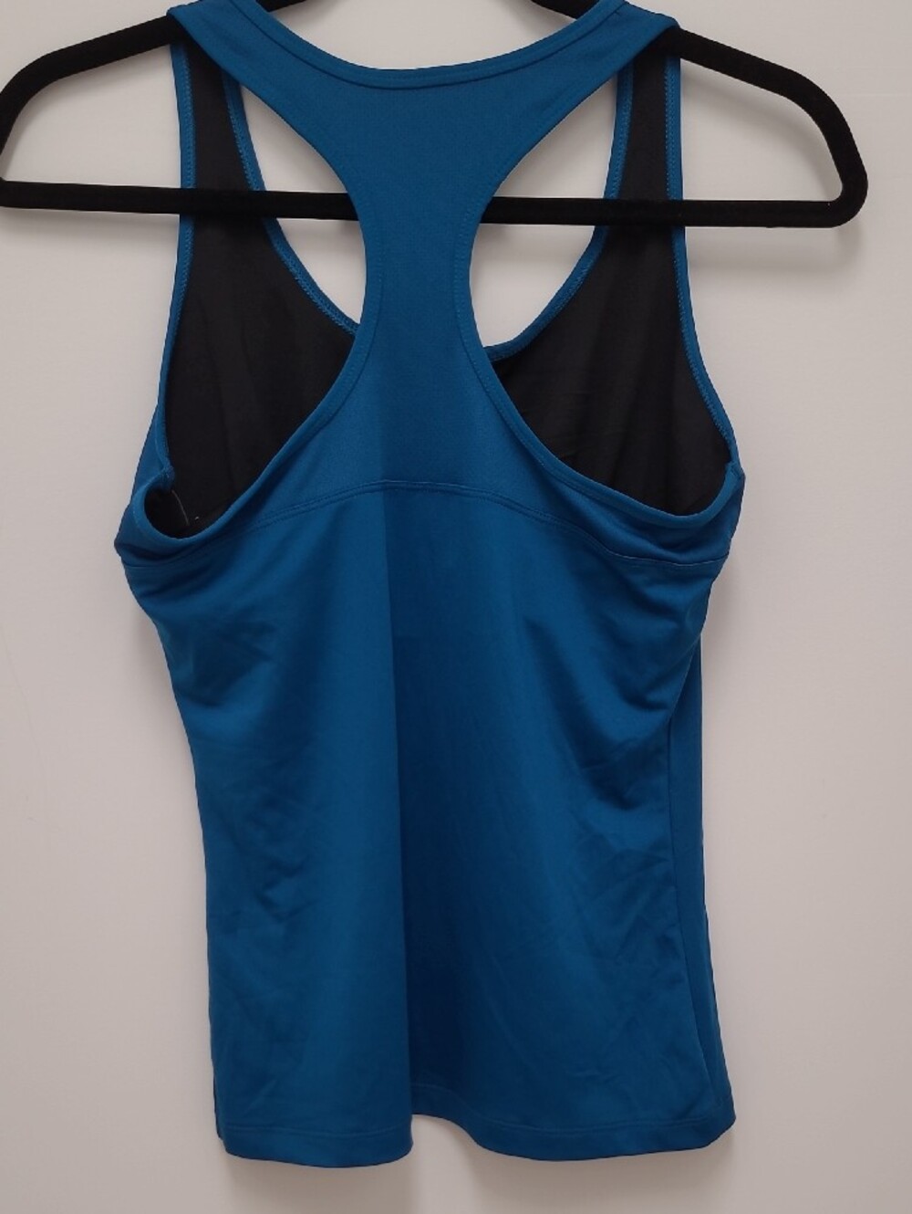 Blue Racerback Performance Tank Top - Picture 4 of 4